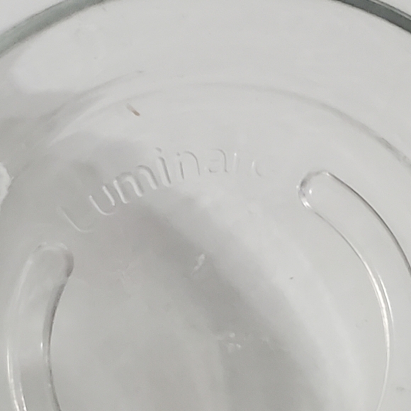 Vintage Luminarc Clear Coffee Mug Roses Glass Cup - Picture 6 of 6